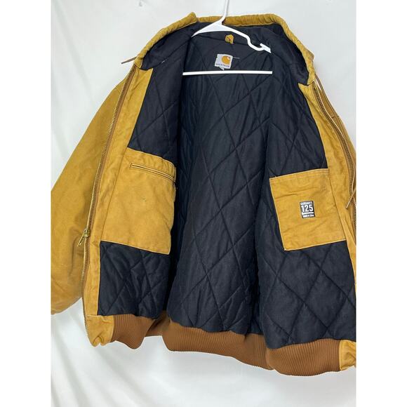 Carhartt Men’s 3XL Tan Detroit Quilted Zip Jacket 125 Year Anniversary 274622 - Picture 5 of 8